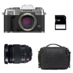 FUJIFILM X-T50 Silver + 16-55 Garanti 3 ans + Sac + Carte SD 8 Go