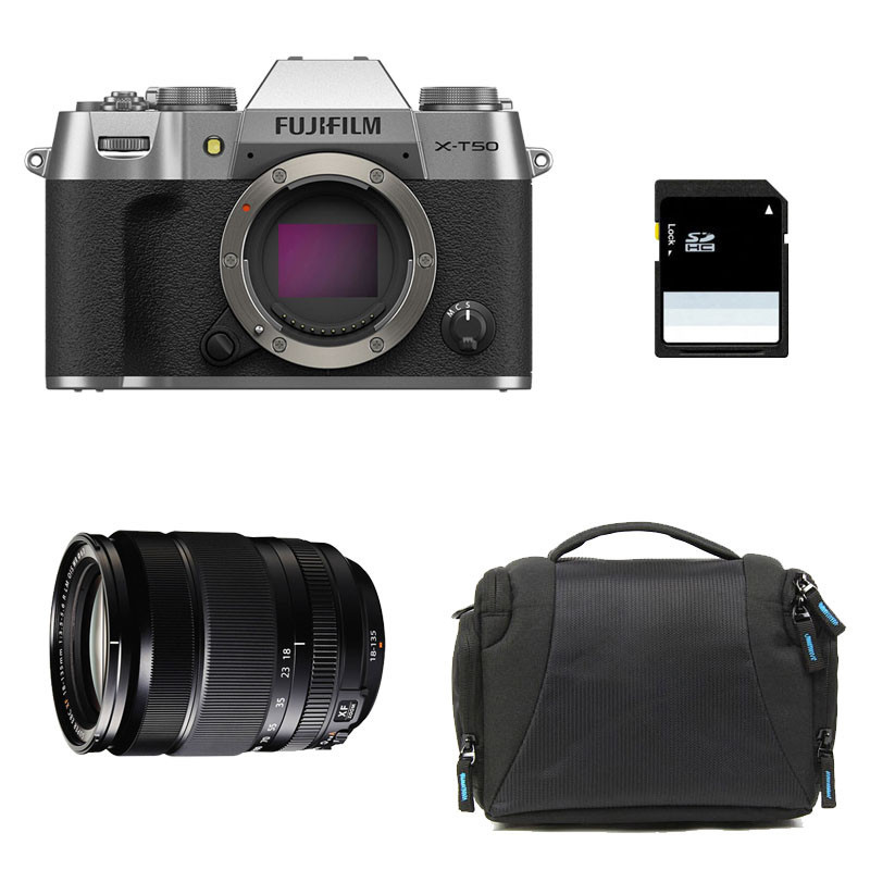 FUJIFILM X T50 + 18 135 Garanti + Sac + Carte SD 8 Go