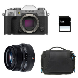 FUJIFILM X-T50 Silver + 35mm f/2 WR Garanti 3 ans + Sac + Carte SD 8 Go