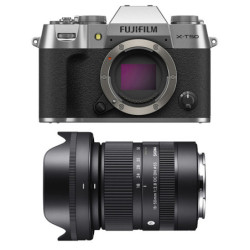 FUJIFILM X-T50 Silver + SIGMA 18-50 Garanti 3 ans