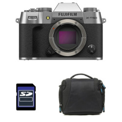 FUJIFILM X-T50 Silver Garanti 3 ans + Sac + Carte SD 8 Go