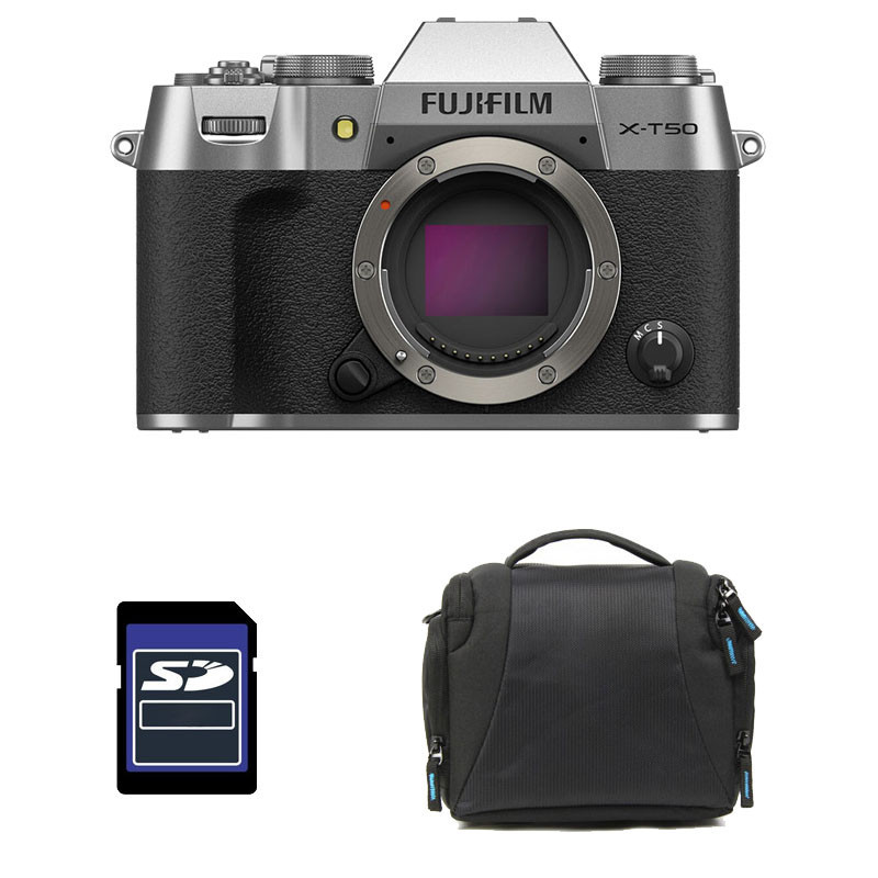 FUJIFILM X T50 + Sac + Carte SD 8 Go Neuf
