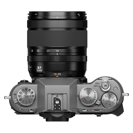 FUJIFILM X-T50 SILVER + Objectif Fujinon XF 16-50mm + Objectif Fujinon XF 55-200mm f/3.5-4.8 R LM OIS Garanti 3 ans