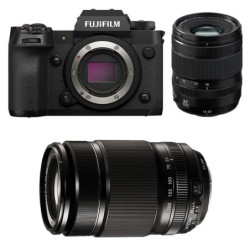 FUJIFILM X-H2 + Objectif Fujinon XF 16-50mm + XF 55-200mm F3.5-4.8 R LM OIS Garanti 3 ans