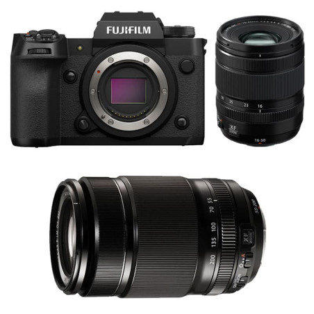 FUJIFILM X-H2 + Objectif Fujinon XF 16-50mm + XF 55-200mm F3.5-4.8 R LM OIS Garanti 3 ans
