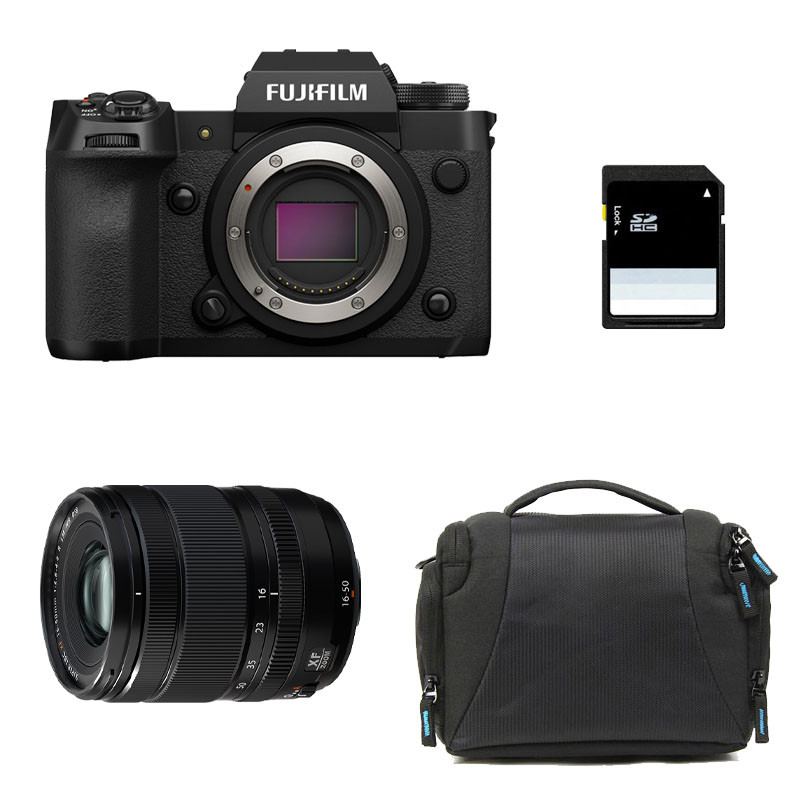FUJIFILM X-H2 + Objectif Fujinon XF 16-50mm Garanti 3 ans + Sac + Carte SD 8 Go