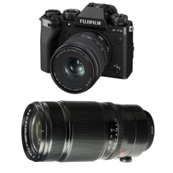 FUJIFILM X-T5 NOIR + 16-50mm + 50-140mm Garanti 3 ans