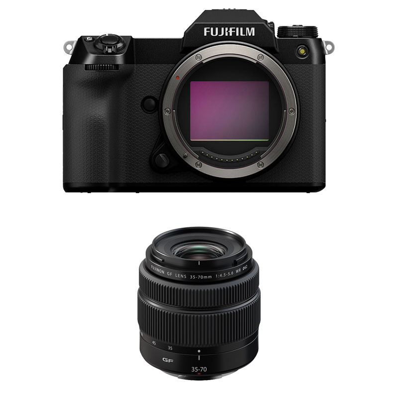 FUJIFILM Appareil photo Moyen Format GFX 100S II + Objectif GF35-70 f/4.6-5.6 WR