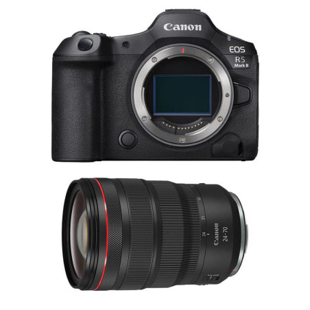 CANON Hybride EOS R5 MARK II + Objectif RF 24-70mm f/2.8 L IS USM Garanti 3 