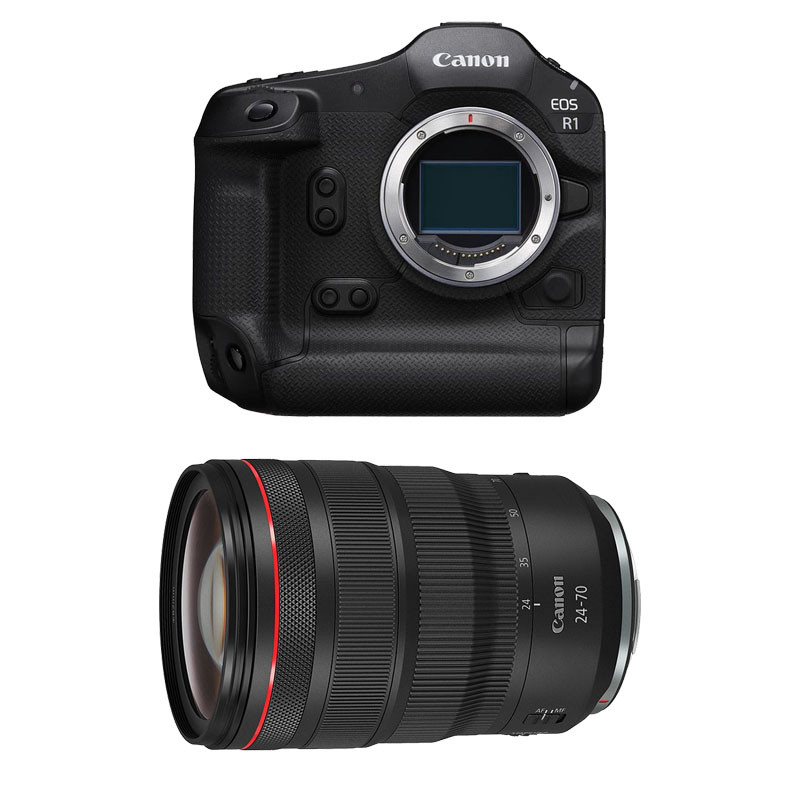 CANON Hybride EOS R1 + Objectif RF 24-70mm f/2.8 L IS USM Garanti 3 ans