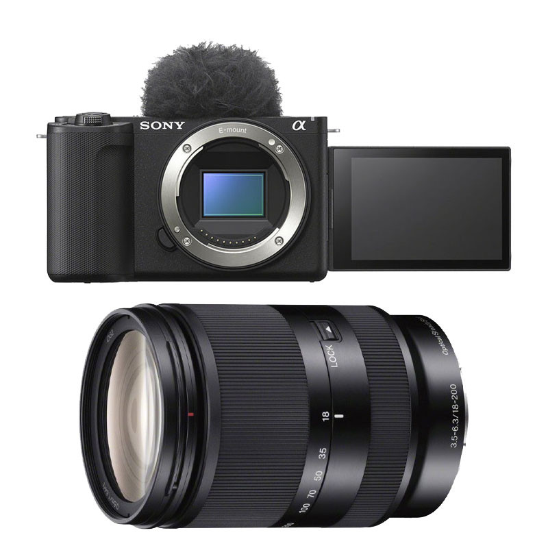 SONY Hybride ALPHA ZV-E10 II NOIR + Objectif 18-200mm LE f/3.5-6.3 Garanti 3 ans