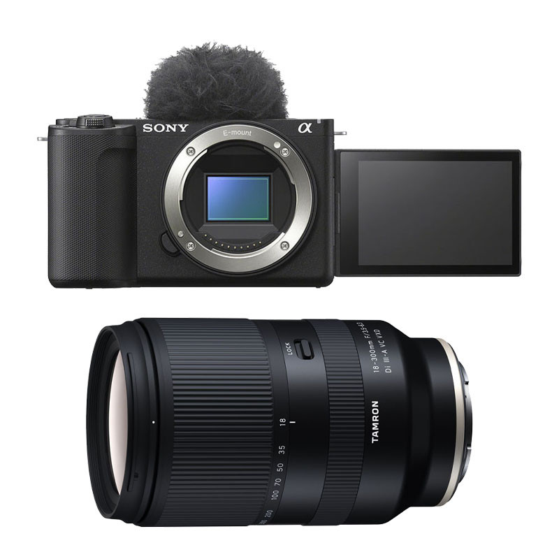 SONY Hybride ALPHA ZV-E10 II NOIR + Objectif TAMRON 18-300mm f/3.5-6.3 Di III-A VC VXD Garanti 3 ans