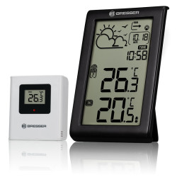BRESSER Station Meteo Temp W avec signal radio DCF 7004210