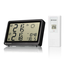 BRESSER Station Meteo Temp Ecran horizontal 7004220