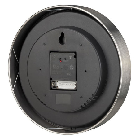 BRESSER MyTime DCF Thermo-/ Hygro- Horloge murale 25cm noir 8020315CM3000