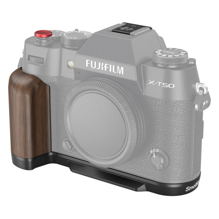 SMALLRIG 4784 Wooden L-Shape Grip for Fujifilm X-T50 Black