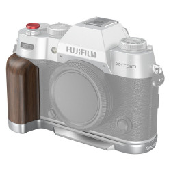 SMALLRIG 4735 Wooden L-Shape Grip for Fujifilm X-T50 Silver