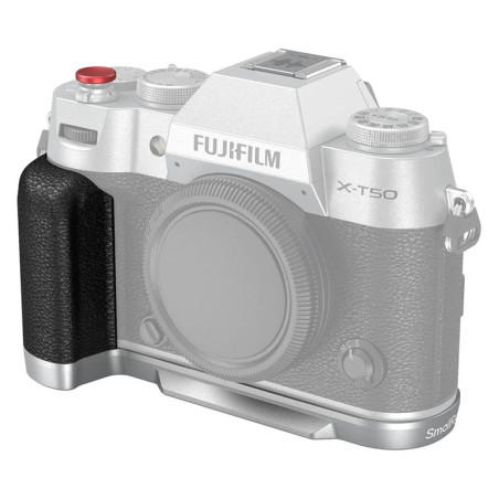 SMALLRIG 4713 Silicone L-Shape Handle for Fujifilm X-T50 Silver