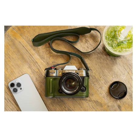 SMALLRIG 4711 Leather Half Case Kit for Fujifilm X-T50 Green