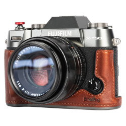 SMALLRIG 4710 Leather Half Case Kit for Fujifilm X-T50 Brown