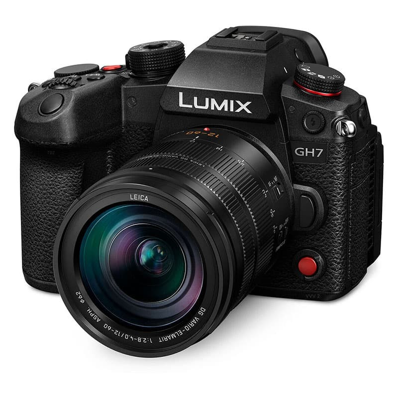 PANASONIC Hybride LUMIX GH7 Noir + Objectif G Vario 12-60mm f/2.8-4 ASPH Power OIS Garanti 3 ans
