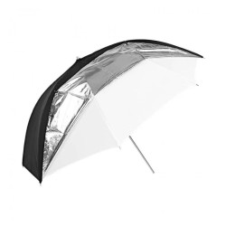 GODOX Parapluie UB-006 noir argent blanc Double usage 84 cm