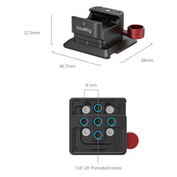 SMALLRIG MD4857 NATO Clamp to Arca-Swiss Quick Release Plate