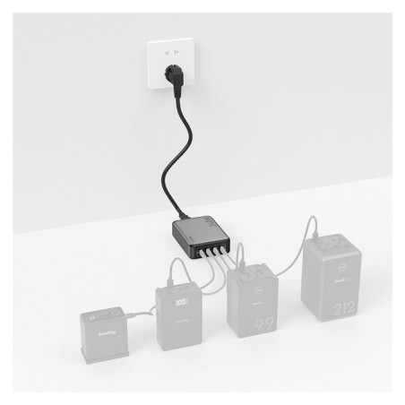 SMALLRIG 4752 Adaptateur Chargeur 4-Port PD 240W