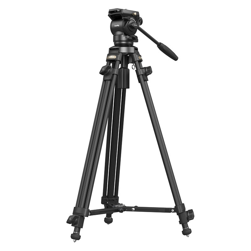 SMALLRIG 4685 Trépied Vidéo Lightweight Kit AD-50 Fiber Carbone