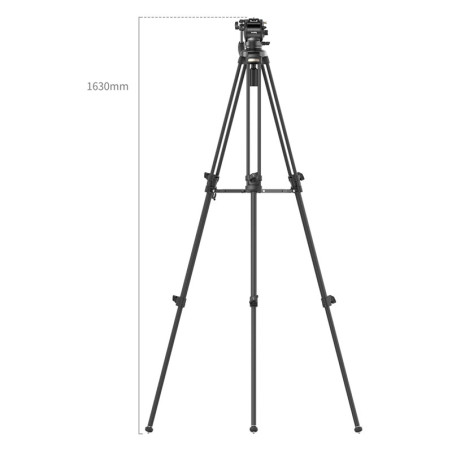 SMALLRIG 4685 Trépied Vidéo Lightweight Kit AD-50 Fiber Carbone