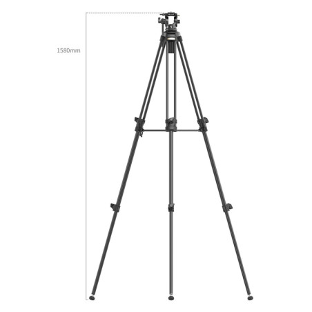 SMALLRIG 4684 Trépied Vidéo Lightweight Kit AD-50 Lite Aluminium