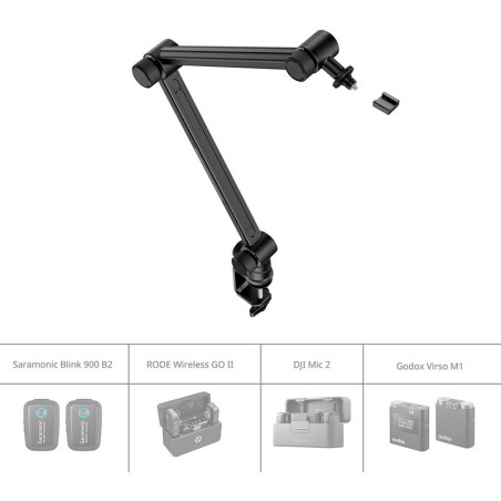 SMALLRIG 4303 Support de Bureau pour Bras de Microphone