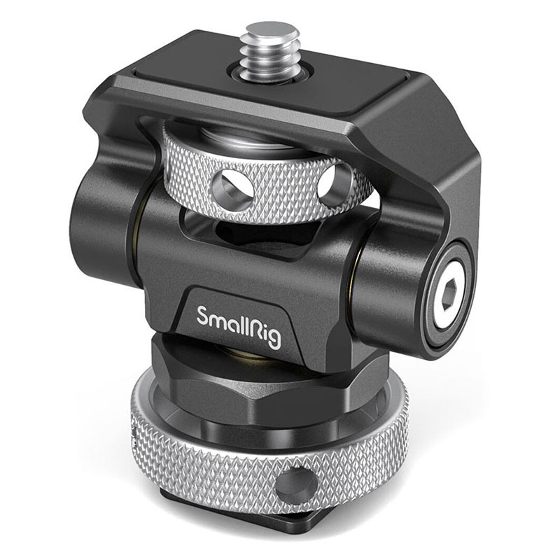 SMALLRIG 2905 Swivel and Tilt Adjustable Monitor Mount w Cold Shoe