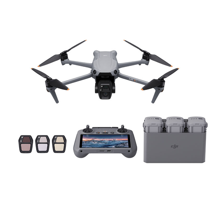 DJI Drone Air 3S Fly More Combo + radiocommande DJI RC 2