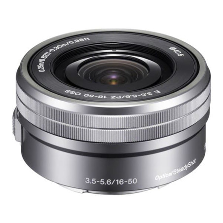 SONY Objectif SEL E PZ 16-50mm f/3.5-5.6 OSS Silver zoom motorisé Garanti 2 ans