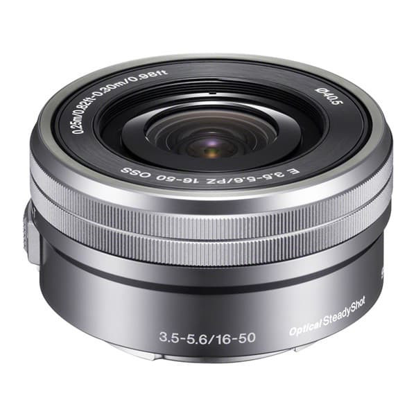 SONY Objectif SEL E PZ 16-50mm f/3.5-5.6 OSS Silver zoom motorisé Garanti 2 ans