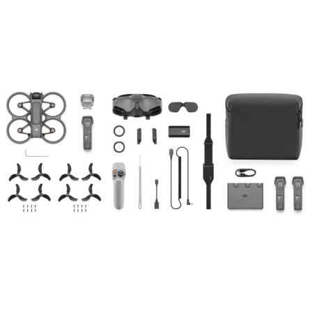 DJI Avata 2 Pro View-Combo avec 3 batteries + Goggles 2 + Rc Motion 2