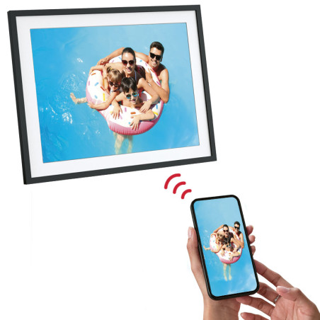 AGFAPHOTO Cadre photo numérique 17 pouces Realiview APF1700WIFI