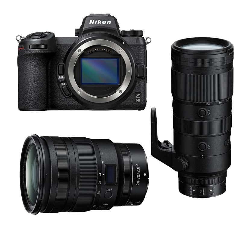 NIKON Z6 III + Objectif Z 24-70mm f/2.8 S + Z 70-200mm f/2.8 VR S Garanti 3 ans