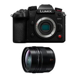 PANASONIC LUMIX GH7 Noir + 12mm f/1.4 Garanti 3 ans