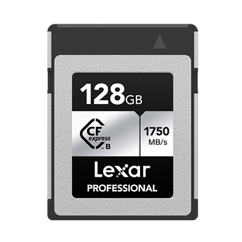 LEXAR Carte Professional CFexpress 128 Go Type B Card SILVER Series 1750R/1300W MB/s