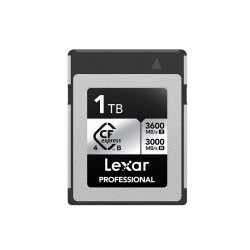 LEXAR Carte CFexpress Pro Silver Type B 4.0 Series 1 To 3600R/3000W 