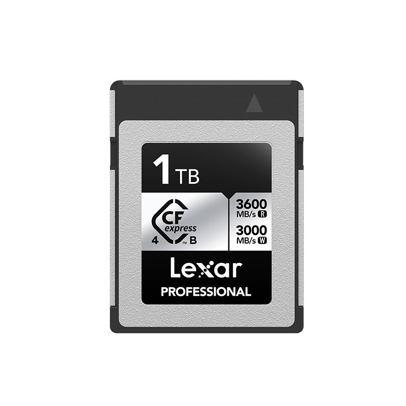 LEXAR Carte CFexpress Pro Silver Type B 4.0 Series 1 To 3600R/3000W 