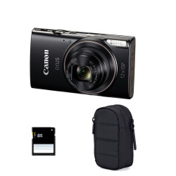 CANON Compact Ixus 285 HS Noir Garanti 2 ans + Sac et Carte SD 4 Go