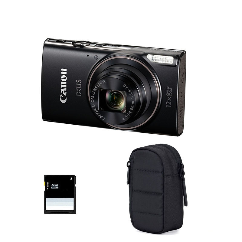 CANON Compact Ixus 285 HS Noir Garanti 2 ans+ Sac et Carte SD 4 Go