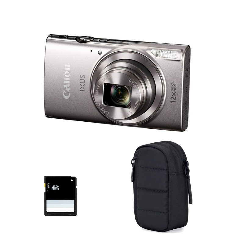 CANON Compact Ixus 285 HS Silver Garanti 2 ans+ Sac et Carte SD 4 Go