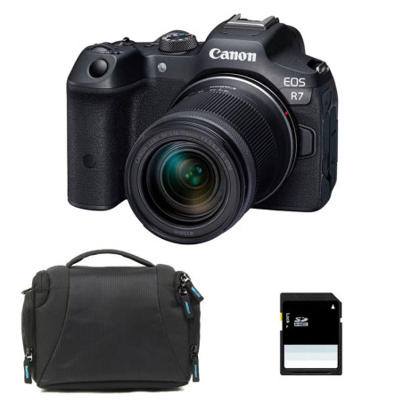 CANON EOS R7 + RF-S 18-150mm F3.5-6.3 IS STM Garanti 3 ans + Sac + Carte SD 8 Go