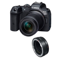 CANON EOS R7 + RF-S 18-150mm F3.5-6.3 IS STM Garanti 3 ans + Bague EF-EOS R
