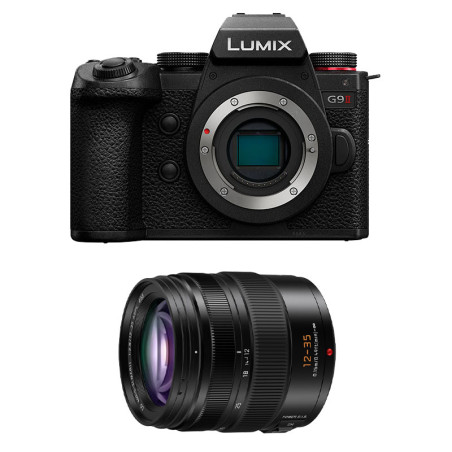 PANASONIC Hybride LUMIX G9 II Noir + Objectif G X Vario 12-35mm f/2.8 ASPH Power OIS Garanti 3 ans