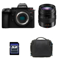 PANASONIC LUMIX G9 II Noir + 12-35 Garanti 3 ans + Sac et Carte SD 4 Go